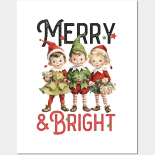 Merry and Bright Posters and Art